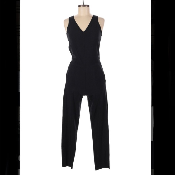 Athleta black Brooklyn jumpsuit size 2 - Picture 1 of 6